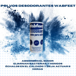 Polvos Desodorantes para Calzado 100gr | Elimina el Mal Olor | Wabfeet
